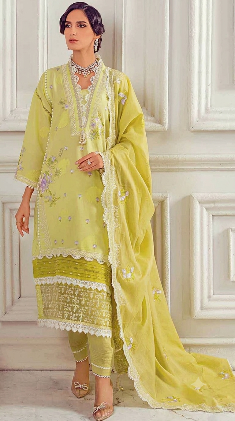 Summer Collection – 3 Piece Embroidered Lawn Suit