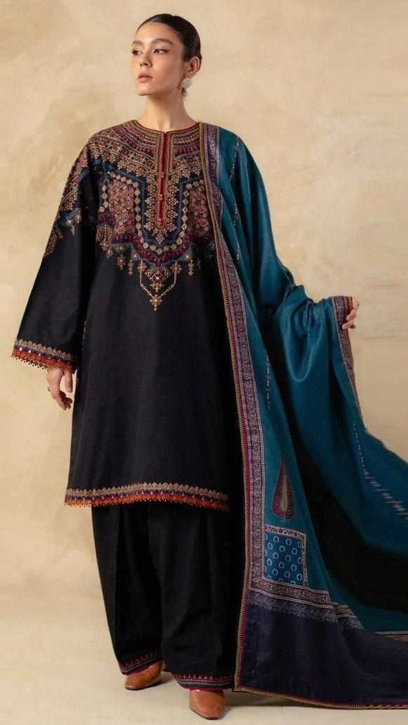 Premium Lawn Heavy Embroidered 3 Piece Suit