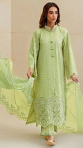 EMBROIDERY 3 PIECE UNSTITCHED LOWN SUIT