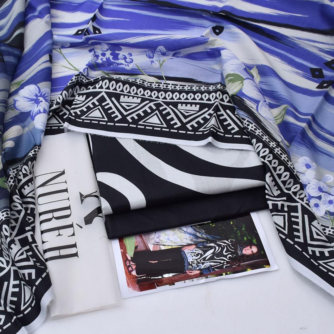 DIGITAL PRINTED LOWN UNSTITCHED SUIT