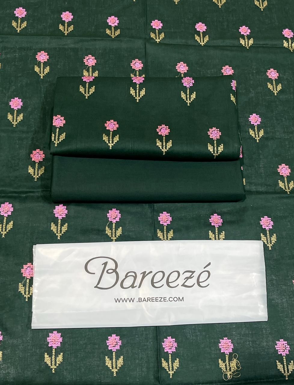 EMBROIDERY 2 PIECE LOWN UNSTITCHED SUIT