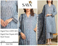 DIGITAL PRINTED 3 PIECE UNSTITCHED LOWN SUIT
