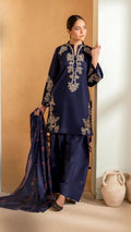 EMBROIDERY 3 PIECE LOWN SUIT