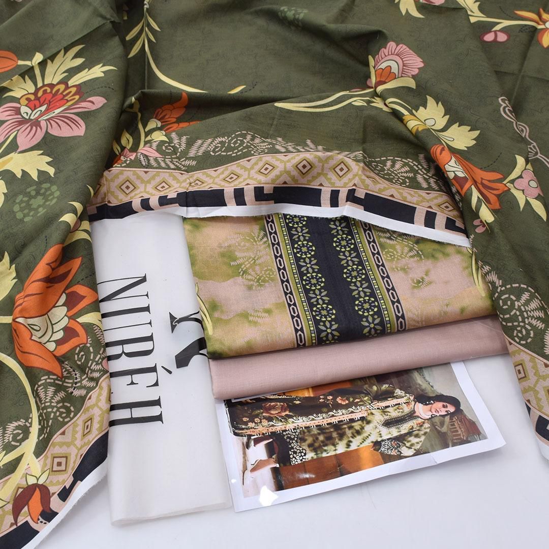DIGITAL PRINTED LOWN UNSTITCHED SUIT
