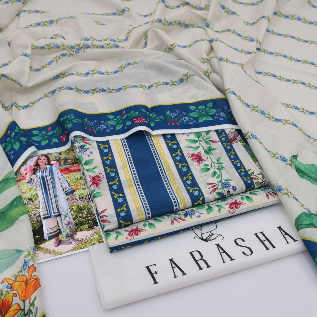 DIGITAL PRINTED LOWN UNSTITCHED SUIT