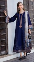 EMBROIDERY 3 PIECE LOWN SUIT
