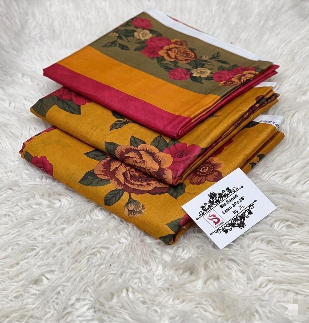 DIGITAL PRINTED LOWN UNSTITCHED SUIT