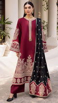 EMBROIDERY 3 PIECE UNSTITCHED LOWN SUIT