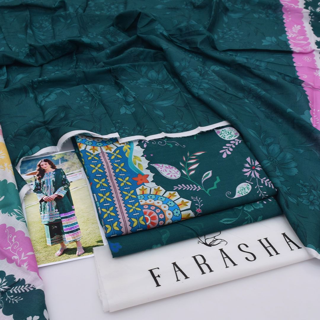 DIGITAL PRINTED LOWN UNSTITCHED SUIT