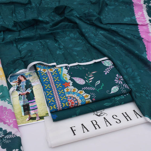 DIGITAL PRINTED LOWN UNSTITCHED SUIT