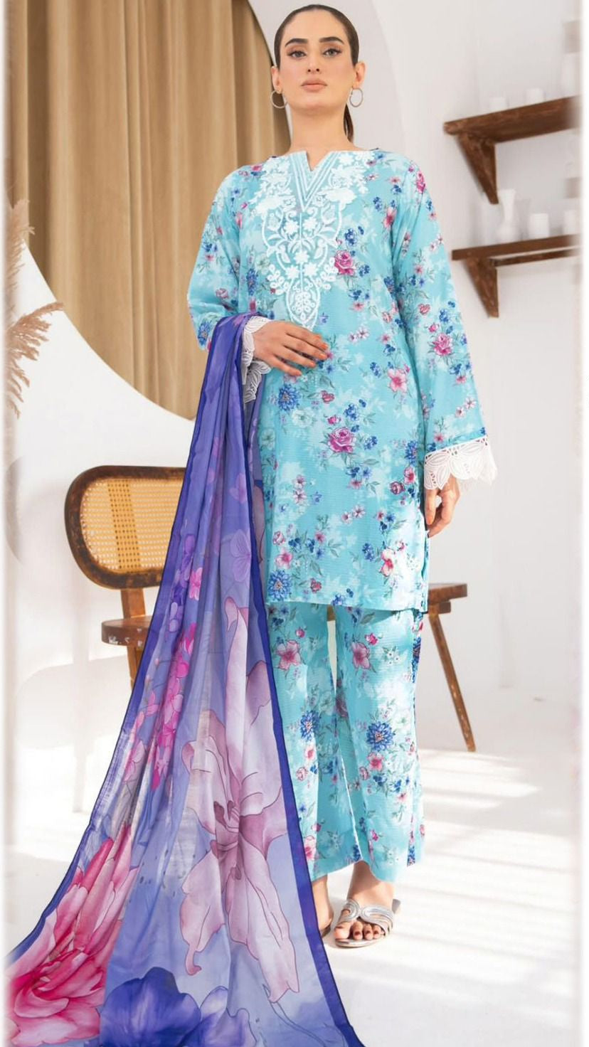DIGITAL PRINTED LOWN UNSTITCHED SUIT