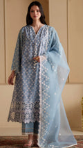 EMBROIDERY 3 PIECE LOWN UNSTITCHED SUIT