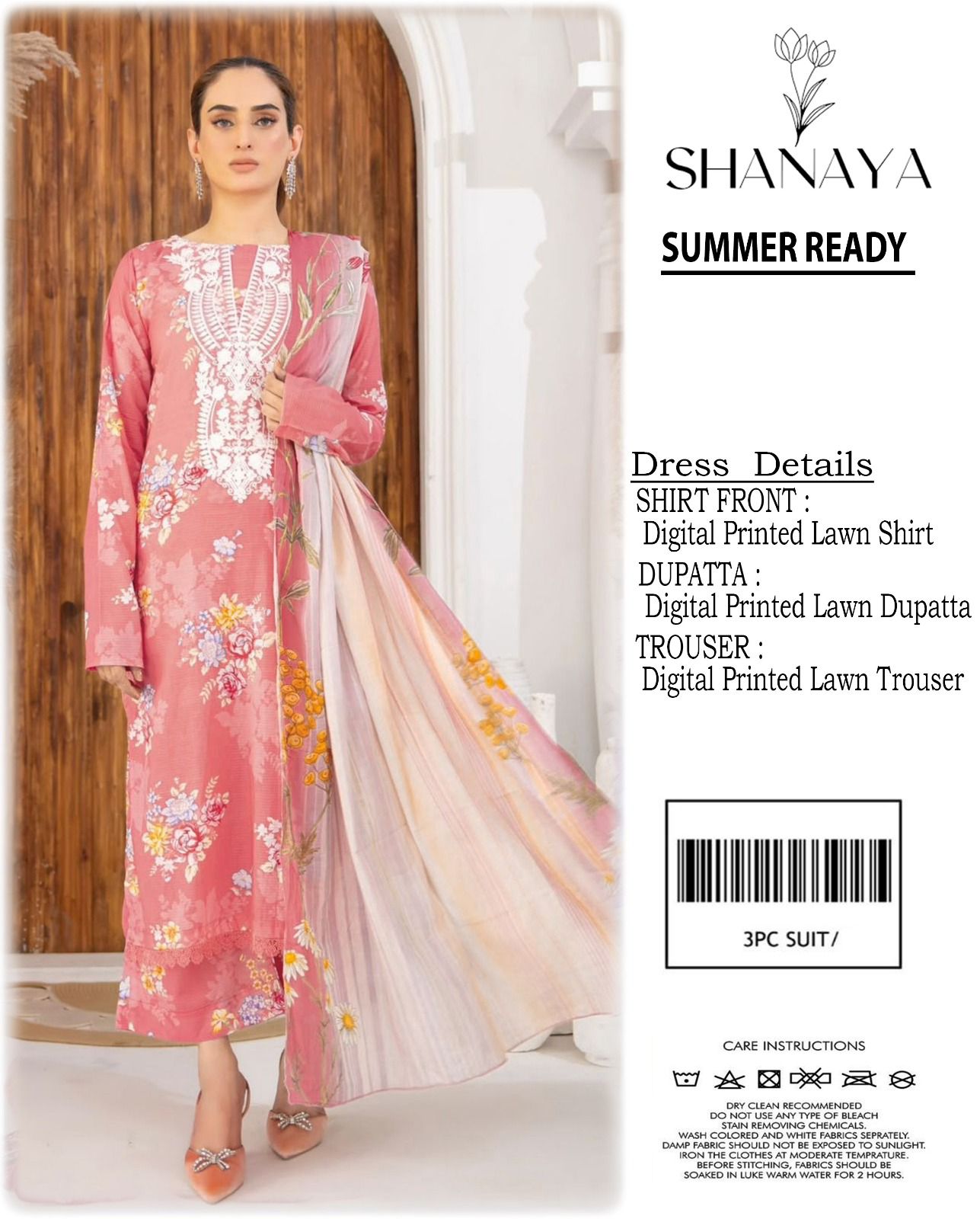 DIGITAL PRINTED LOWN UNSTITCHED SUIT