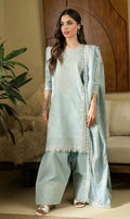 EMBROIDERY 3 PIECE UNSTITCHED LAWN SUIT
