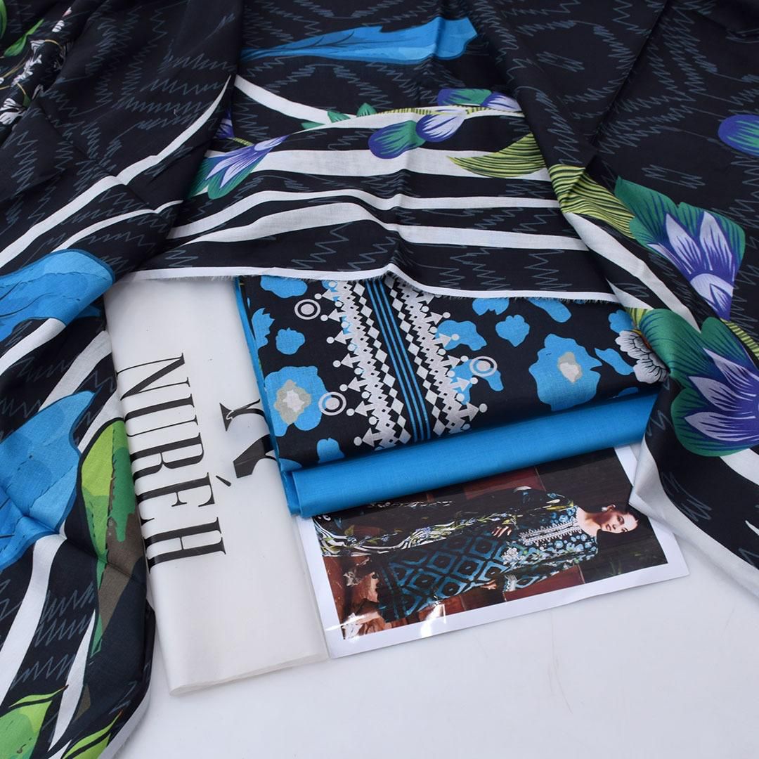 DIGITAL PRINTED LOWN UNSTITCHED SUIT