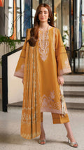 EMBROIDERY 3 PIECE LOWN SUIT