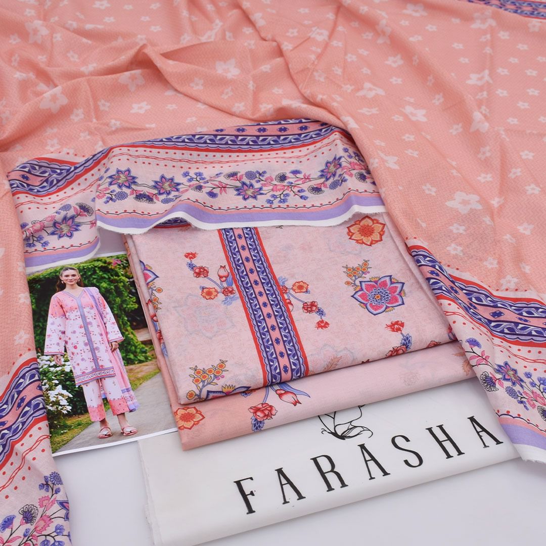 DIGITAL PRINTED LOWN UNSTITCHED SUIT