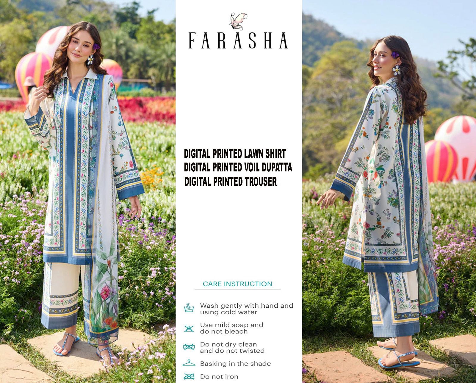 DIGITAL PRINTED LOWN UNSTITCHED SUIT