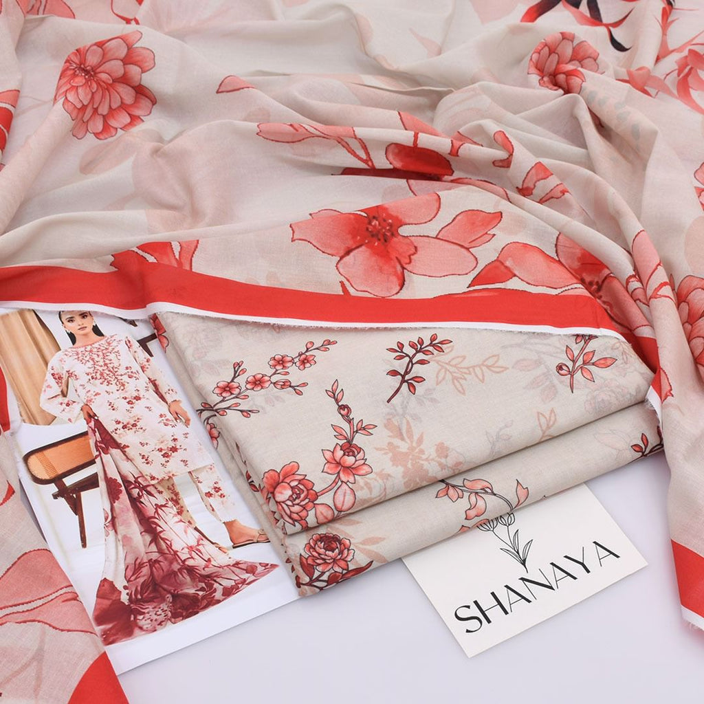 DIGITAL PRINTED LOWN UNSTITCHED SUIT