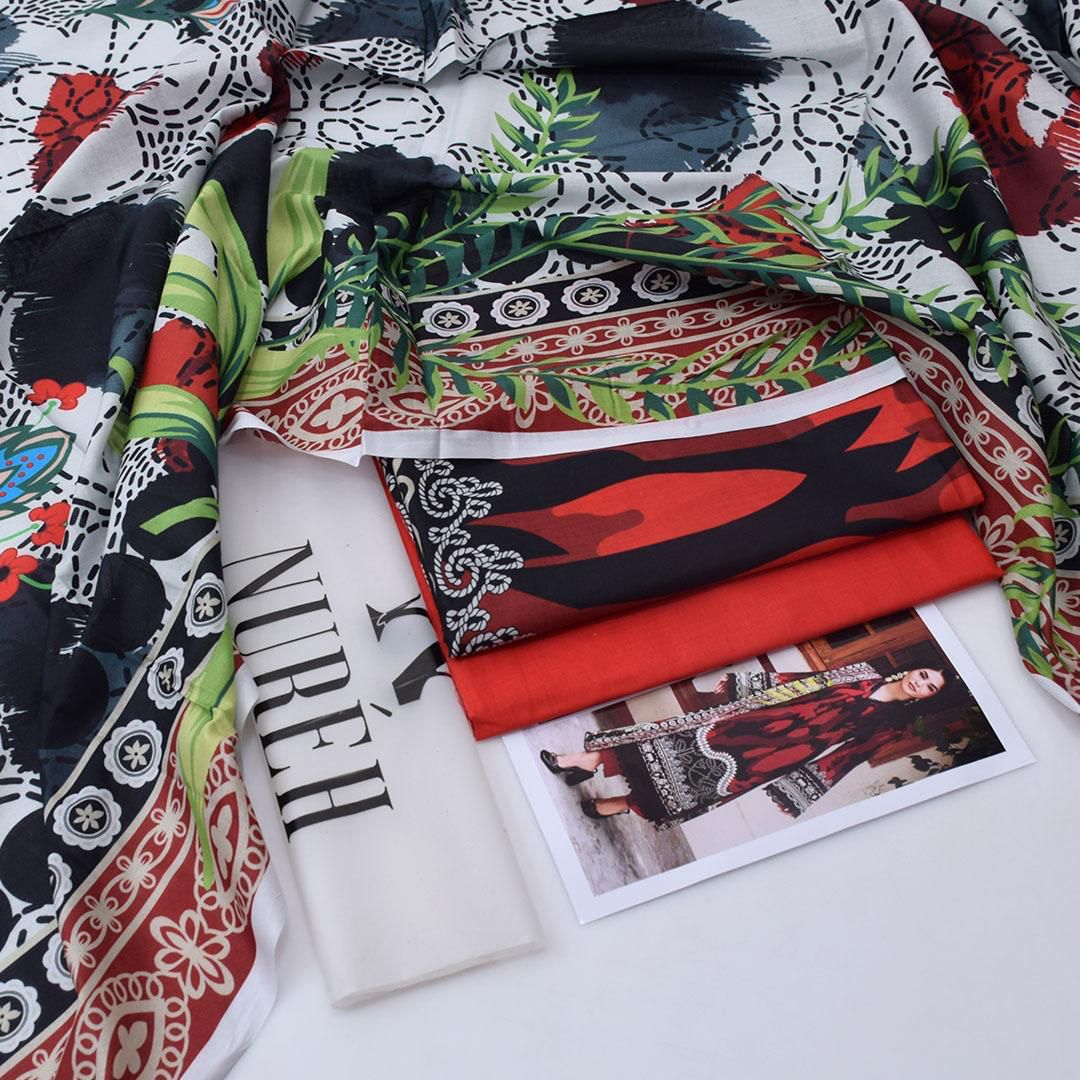 DIGITAL PRINTED LOWN UNSTITCHED SUIT