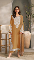 EMBROIDERY 3 PIECE LOWN SUIT