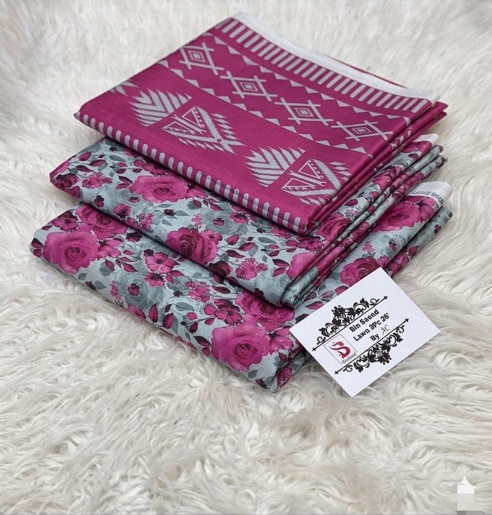 DIGITAL PRINTED LOWN UNSTITCHED SUIT