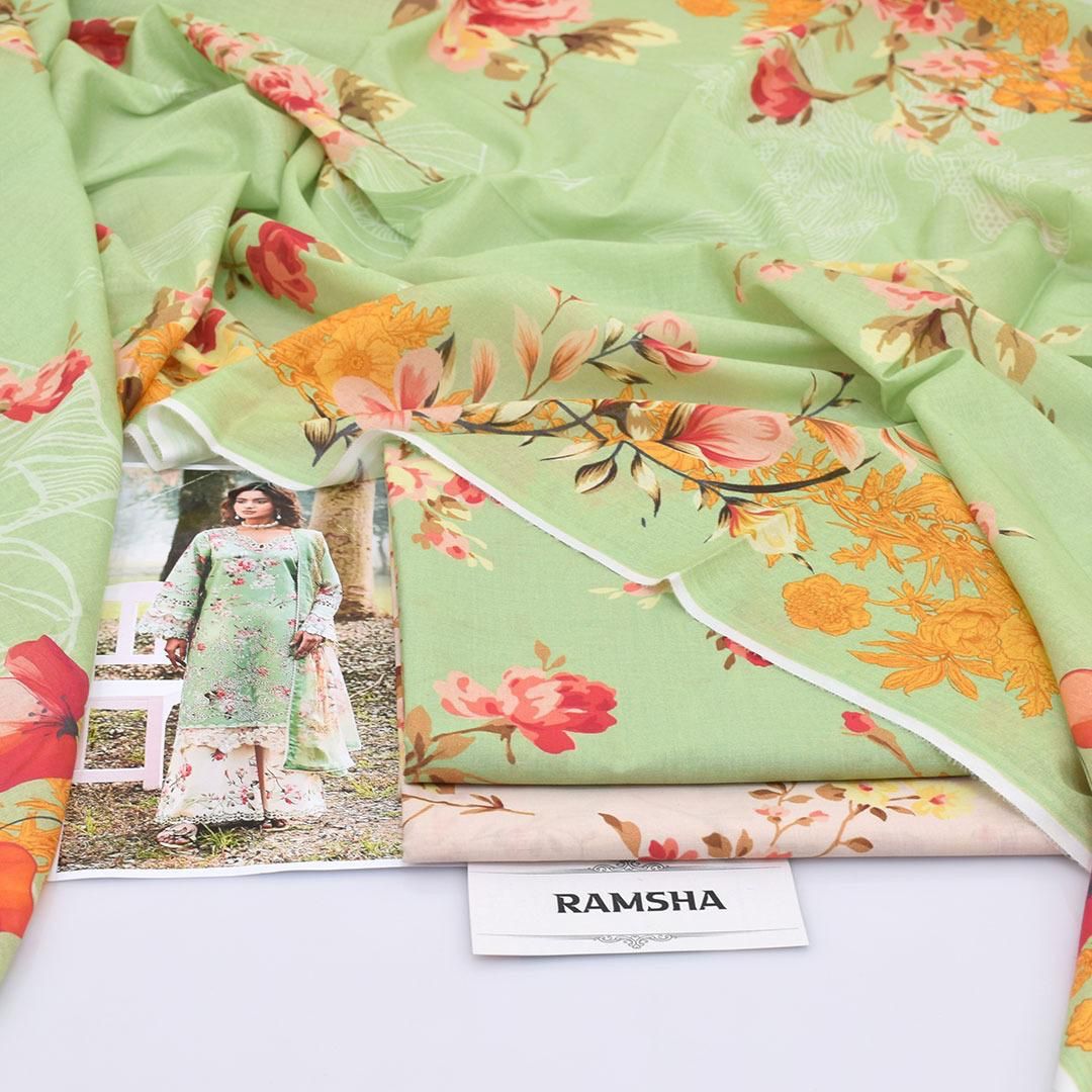 DIGITAL PRINTED LOWN UNSTITCHED SUIT