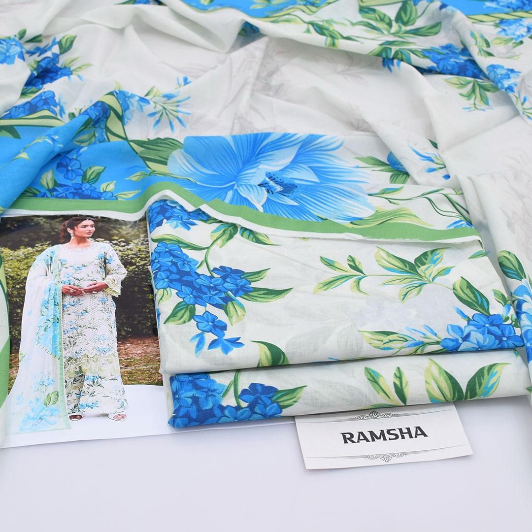 DIGITAL PRINTED LOWN UNSTITCHED SUIT
