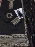 EMBROIDERY 3 PIECE UNSTITCHED LOWN SUIT