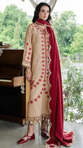 EMBROIDERY 3 PIECE LOWN SUIT