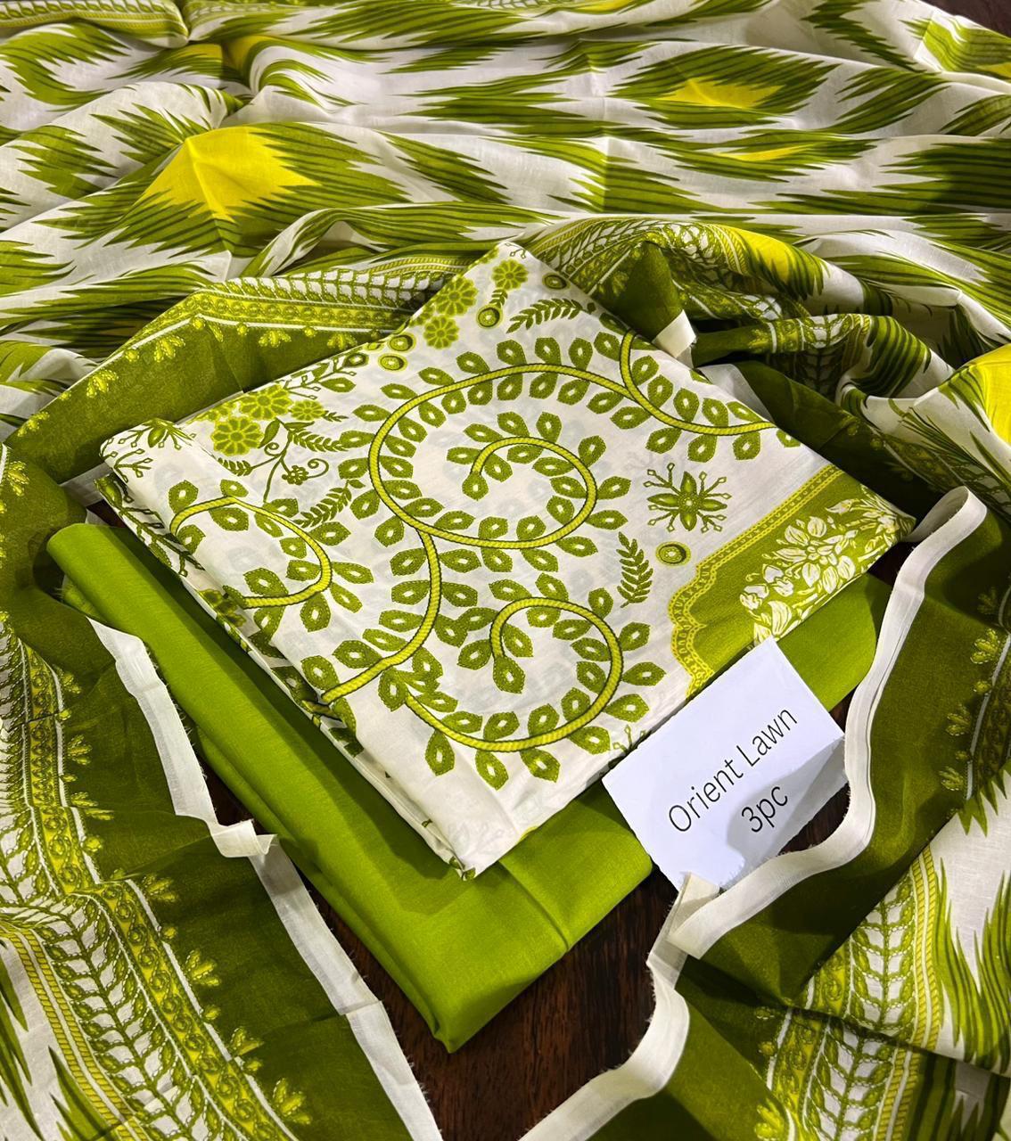 PRINTED UNSTITCHED LOWN SUIT
