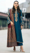EMBROIDERY 3 PIECE LOWN SUIT