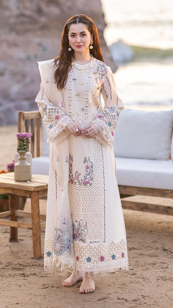 HEAVY EMBROIDERY 3 PIECE UNSTITCHED LOWN SUIT