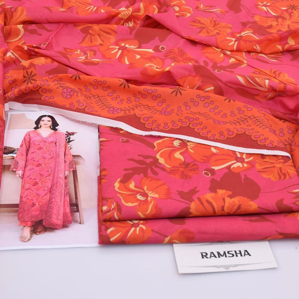 DIGITAL PRINTED LOWN UNSTITCHED SUIT