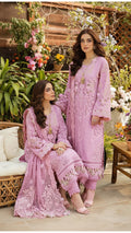 EMBROIDERY 3 PIECE LOWN UNSTITCHED SUIT