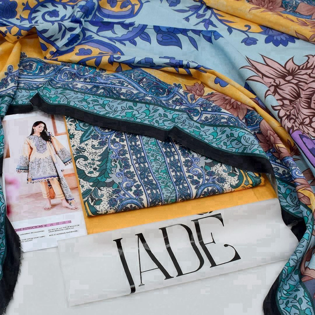 DIGITAL PRINTED UNSTITCHED LAWN 3 PIECE
