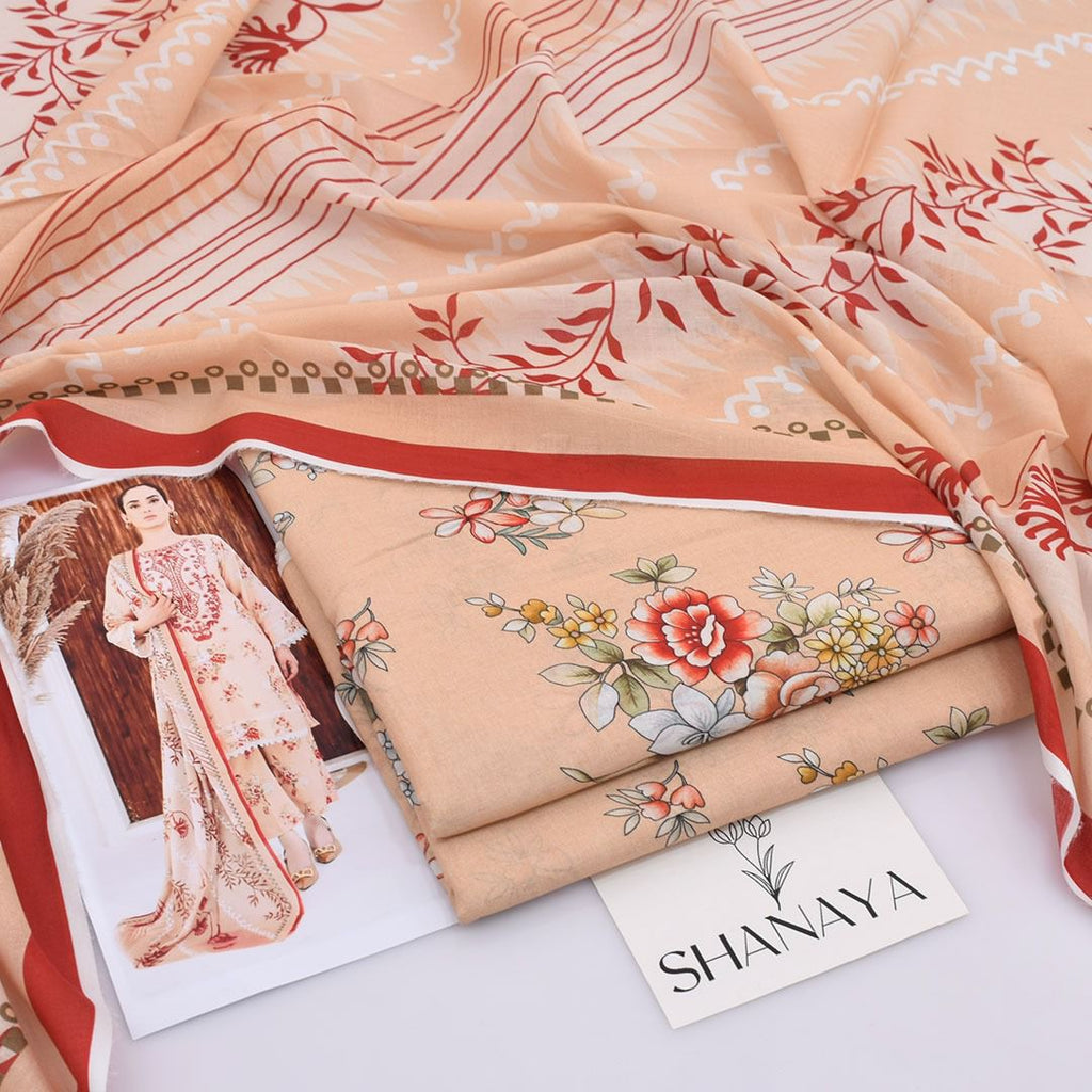 DIGITAL PRINTED LOWN UNSTITCHED SUIT