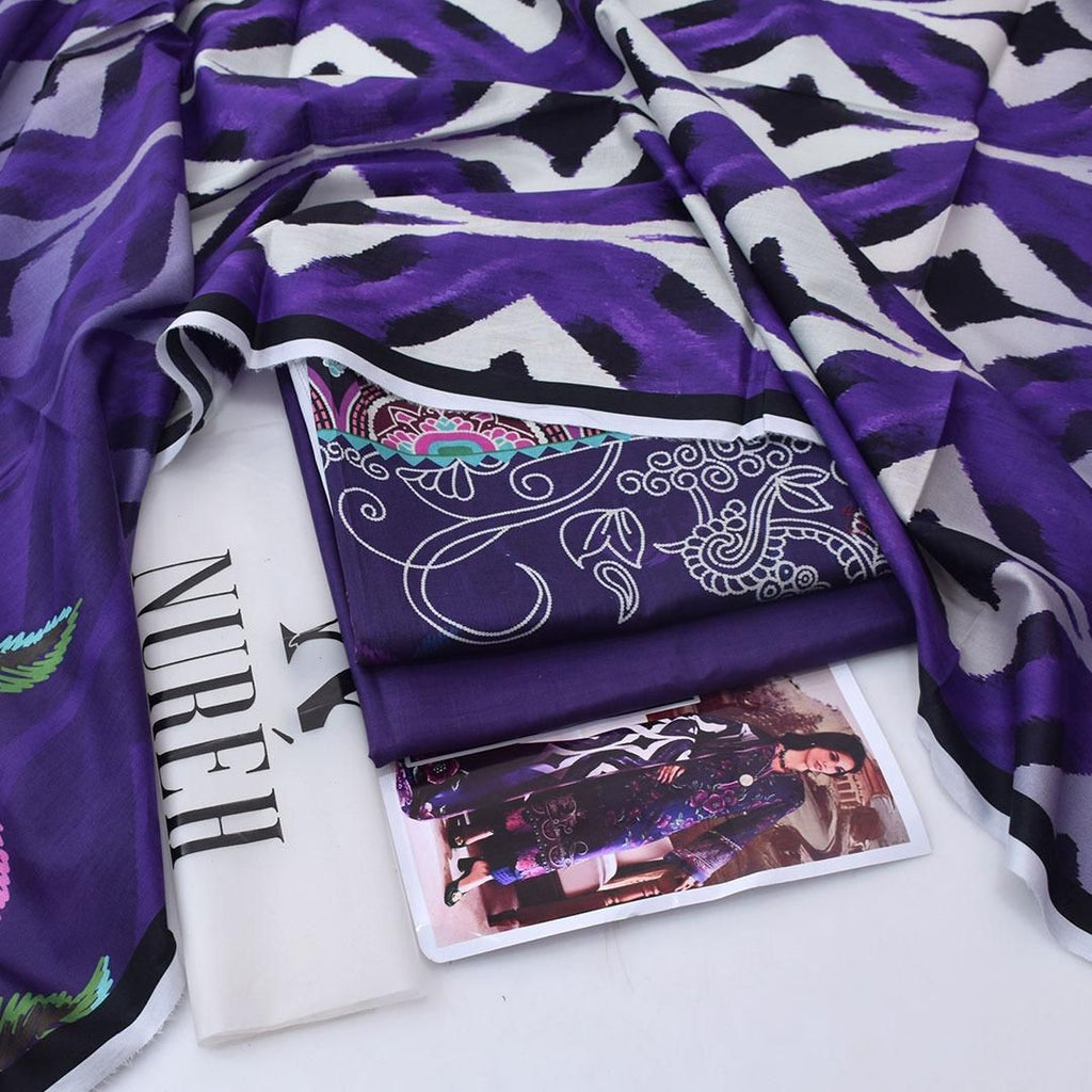 DIGITAL PRINTED LOWN UNSTITCHED SUIT