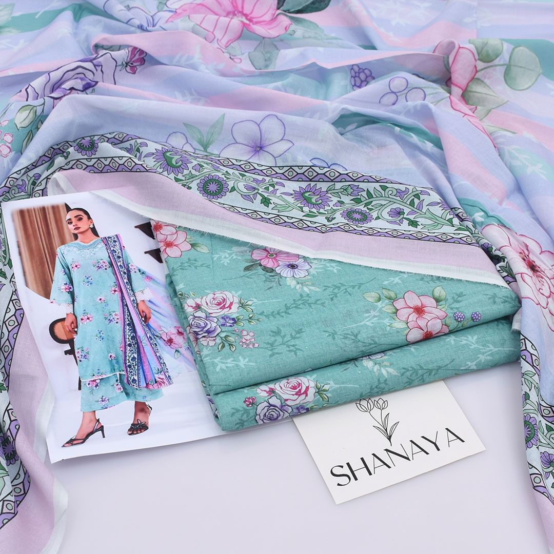 DIGITAL PRINTED LOWN UNSTITCHED SUIT