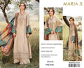DIGITAL PRINTED WITH PATCHES 3 PIECE UNSTITCHED LOWN SUIT
