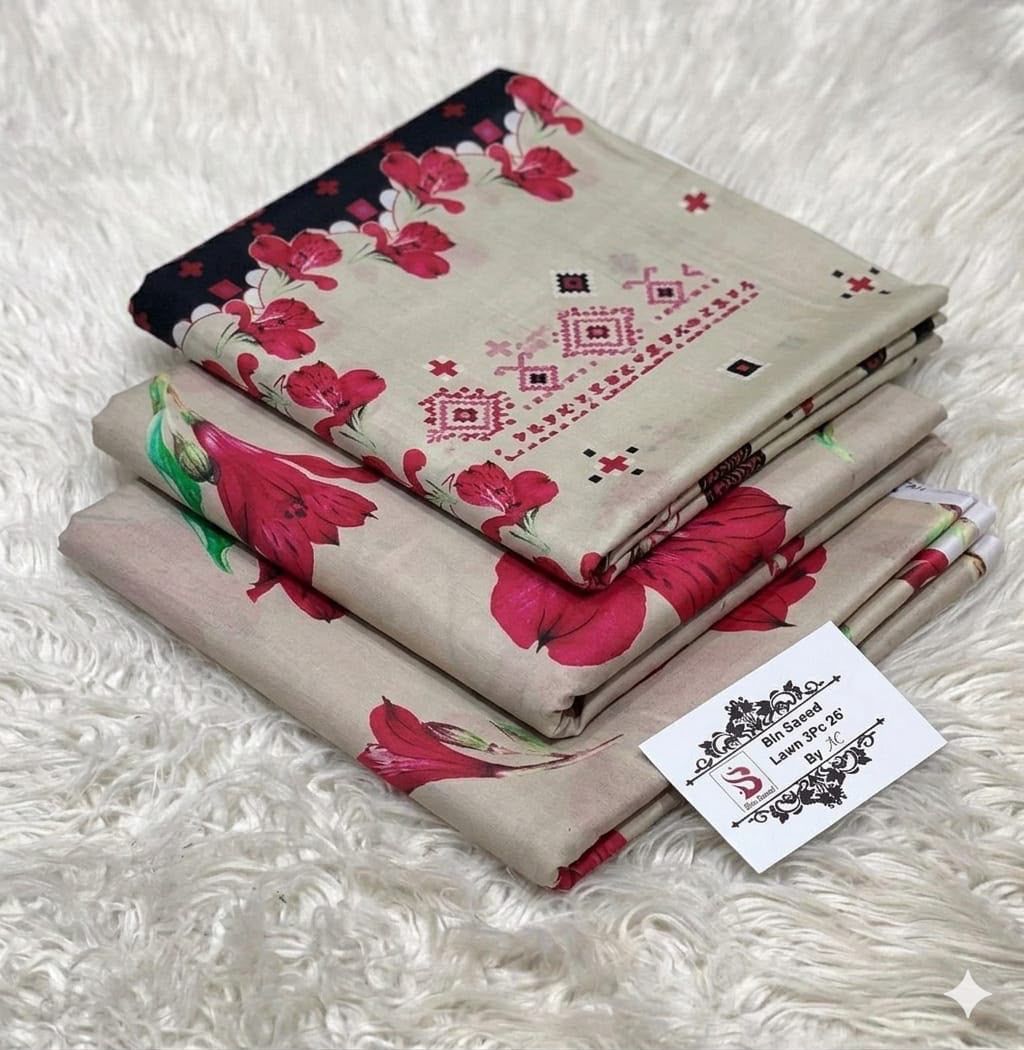 DIGITAL PRINTED LOWN UNSTITCHED SUIT