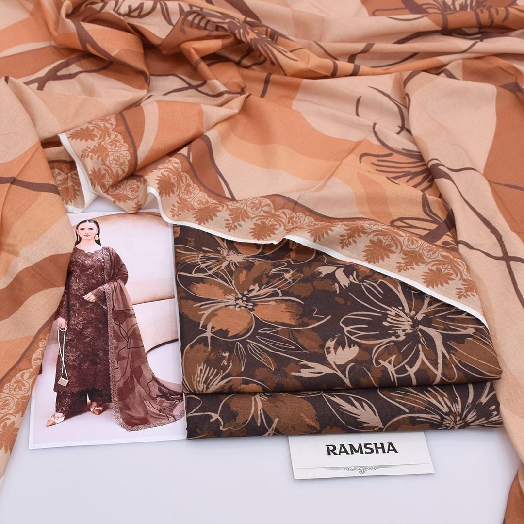 DIGITAL PRINTED LOWN UNSTITCHED SUIT