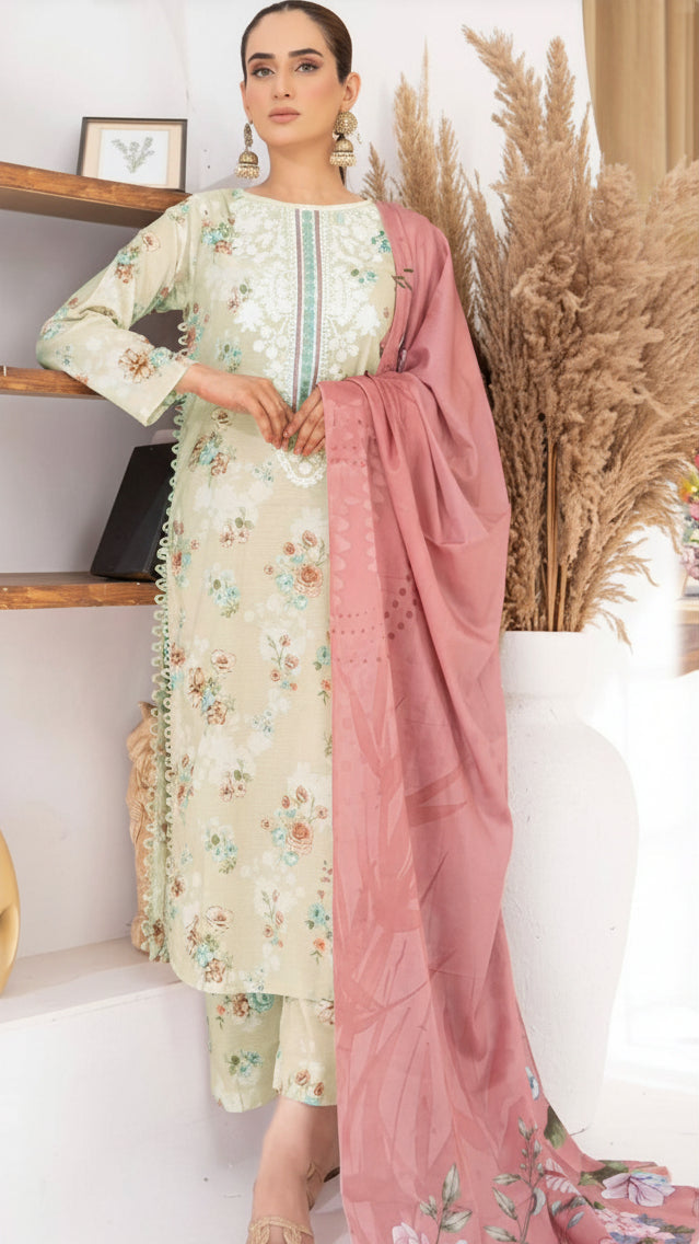 DIGITAL PRINTED LOWN UNSTITCHED SUIT