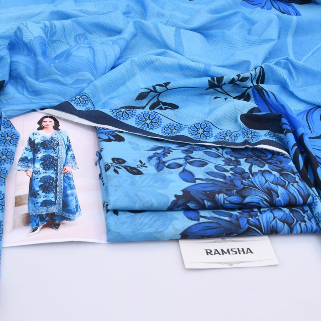 DIGITAL PRINTED LOWN UNSTITCHED SUIT