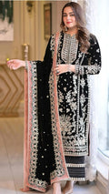 EMBROIDERY 3 PIECE LOWN UNSTITCHED SUIT