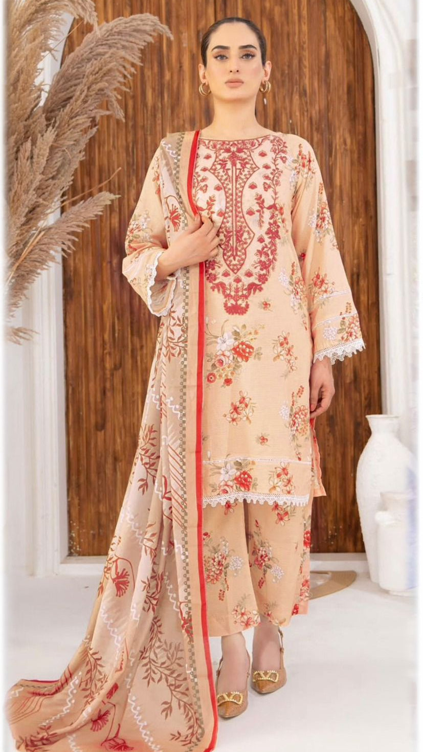 DIGITAL PRINTED LOWN UNSTITCHED SUIT
