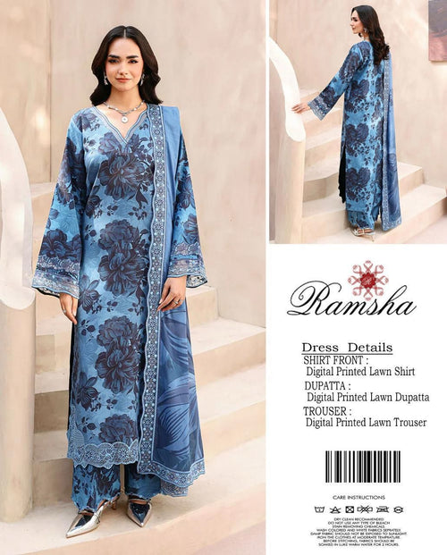 DIGITAL PRINTED LOWN UNSTITCHED SUIT