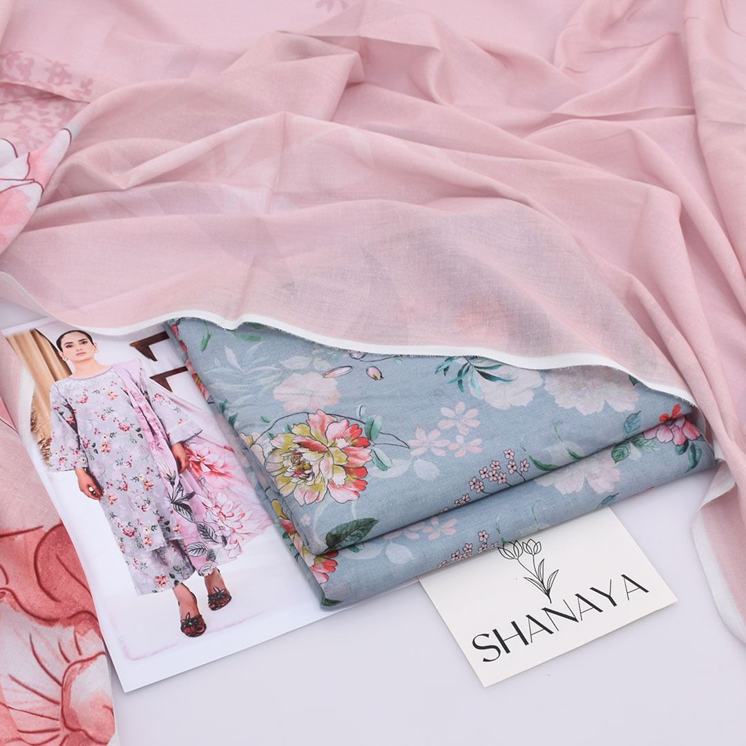 DIGITAL PRINTED LOWN UNSTITCHED SUIT
