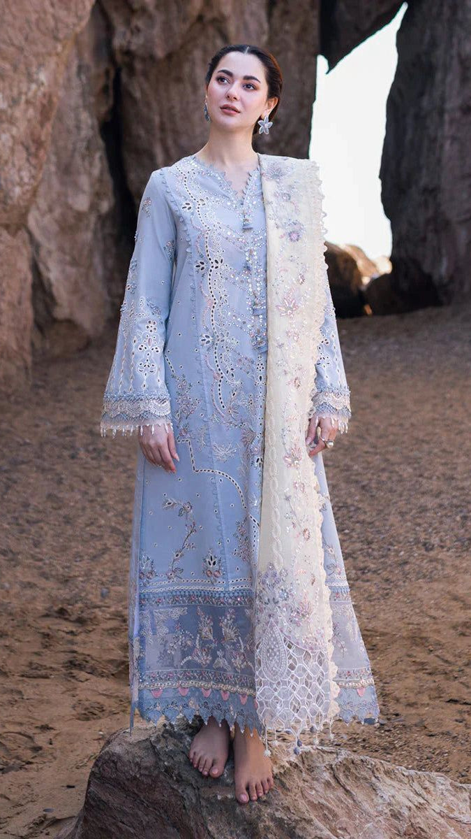 EMBROIDERY 3 PIECE UNSTITCHED LOWN SUIT