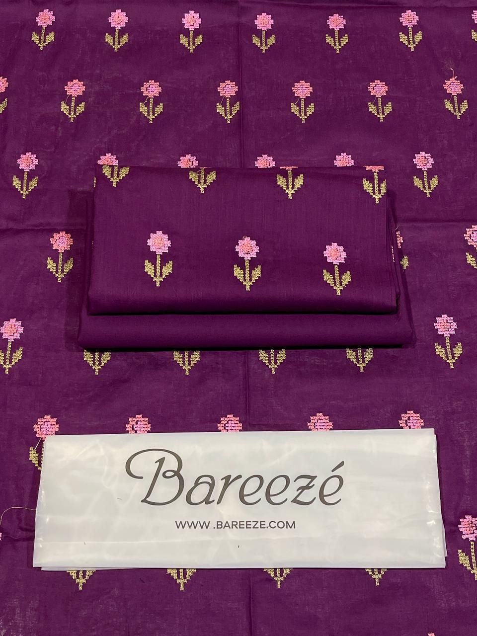 EMBROIDERY 2 PIECE LOWN UNSTITCHED SUIT